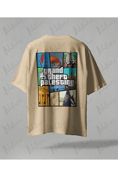 Nulivez Grand Theft Palestine Design Back Printed High Quality Compact Unisex...