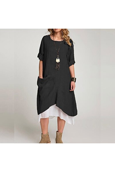 Toridas Linen Summer Casual Design Women's Dress