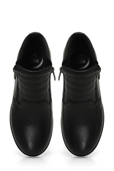 Polaris 103510.Z Siyah Kadın Hakiki Deri Topuklu Bot