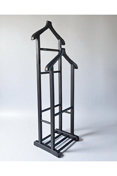 KleinHaus Furniture Çiftli Dilsiz Uşak, Masif Ahşap Askılık (Değiştirilebilir...