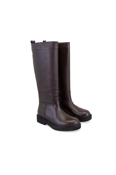 Desa Women's Brown Leather Boots