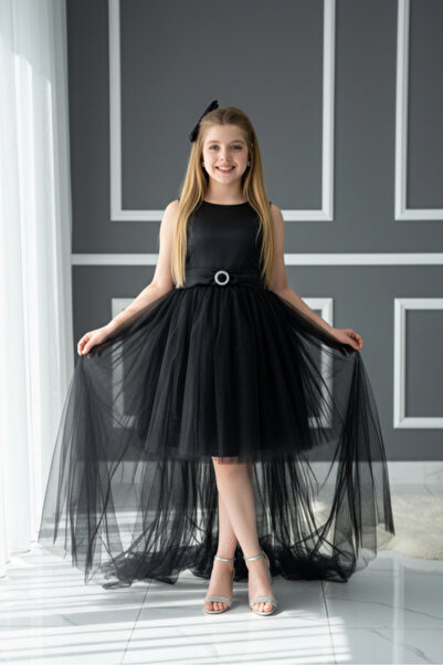 ABİYEKİDS Düş Model Kuyruklu Çocuk Abiye Elbise 7/14 Yaş arası ABY233