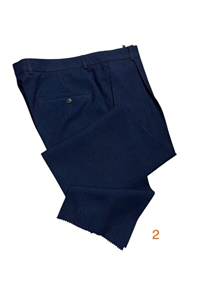 BugıStar SONBAHAR - KIŞLIK KUMAŞ PANTOLON.RAHAT KALIP ,PİLELİ ,ASTARLI ,BABA PANTOLONU. LACİVERT