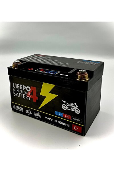 NowaPower 12v 6ah Motorsiklet Aküsü Lifepo4 Lithium Akü (150*85*95)