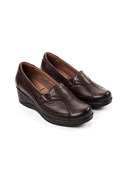 Forelli 57603-g Brown Women's Genuine Leather Shoes