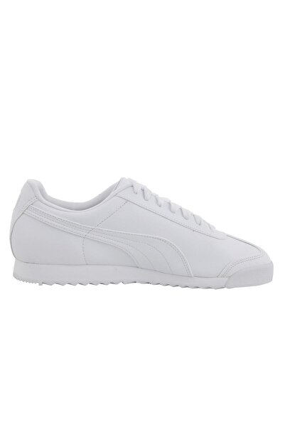 Puma Roma Basic 353572 21 Чоловічі біло-сірі спортивні кросівки