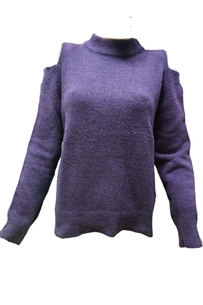 Collezione Kadın Triko Kazak 190928 - Ucb 190928 - Mor - L