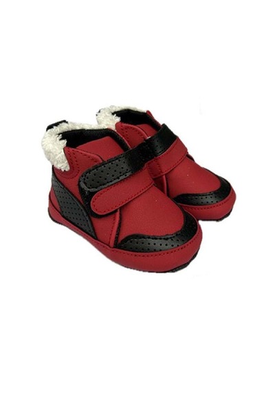 LOVE MAXX Suede Leather Welsoft Boots Red