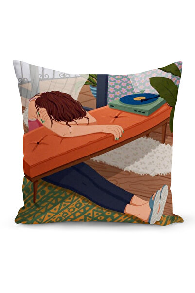 Bertille Home Bohemian Series Double Sided Digital Printed Throw Pillow Case (Bohemian Cushion Cover)