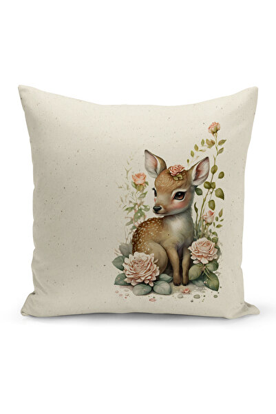 Bertille Home Çocuk Bebek Serisi Çift Tarafı Dijital Baskılı Kırlent Kılıfı (...