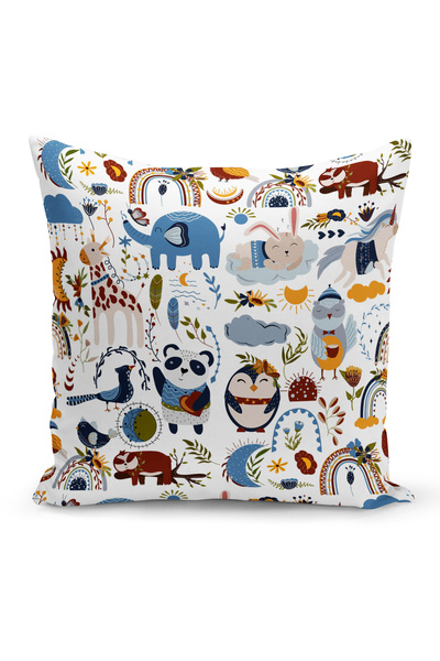 Bertille Home Двосторонній цифровий друкований чохол для дитячих подушок для дітей - Дитячий чохол для дитячих подушок