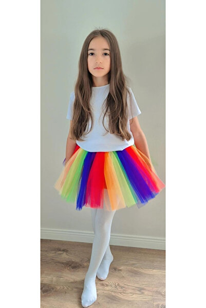 ELALEL TASARIM Rainbow Tutu Skirt