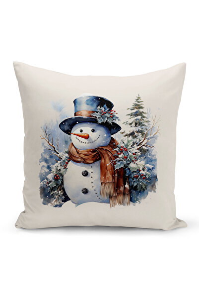 Bertille Home Новогодишна серия Двустранна калъфка за възглавница с цифров пе...