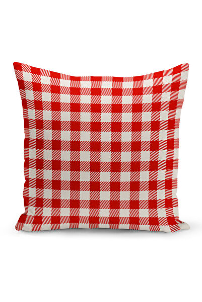 Bertille Home New Year's Plaid Series - Double Sided Digital Printed Throw Pillow Cover (Noel Christmas Pillow Cover)