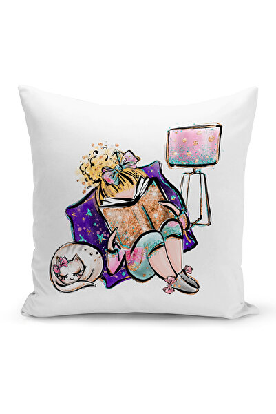 Bertille Home Husă de pernă pentru copii Seria bebeluși cu două fețe imprimat...