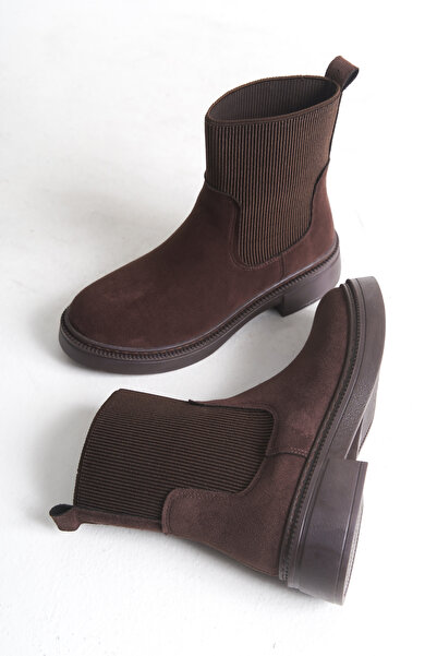 luuq shoes VONTEL Elastik Yan Bantlı Kadın Günlük Bot