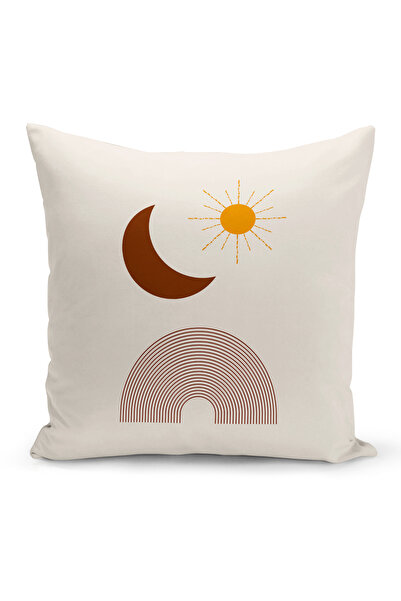 Bertille Home Seria Husă de pernă cu imprimare digitală minimalistă pe două fețe
