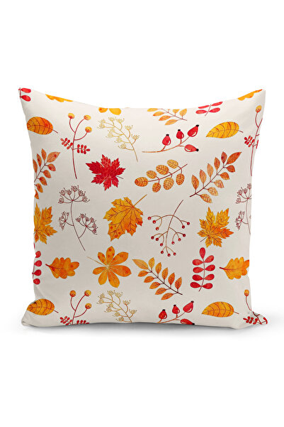 Bertille Home Φθινοπωρινή σειρά - Κάλυμμα μαξιλαριού με ριχτάρι διπλής όψης (...