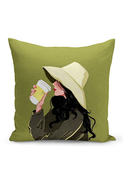 Bertille Home Husă de pernă cu imprimare digitală pe două fețe din seria Bohe...