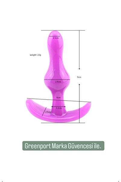 Greenport Anal Tıkaç Plug Mor Anal Vajina Mastürbatör Fantezi Penis Işlevi Anal Oyuncak Shop