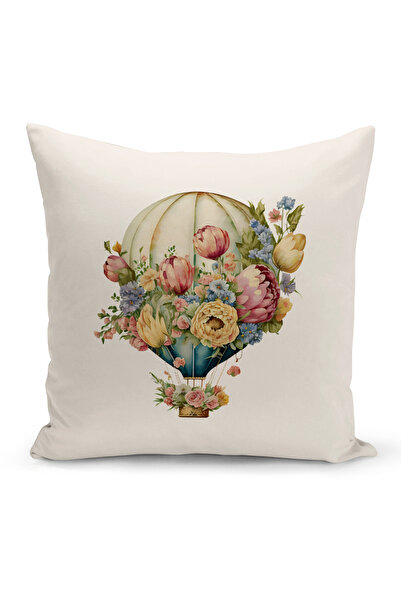 Bertille Home Husă de pernă cu imprimare digitală cu două fețe din seria Vint...