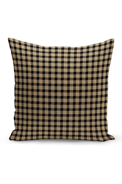 Bertille Home New Year's Plaid Series - Double Sided Digital Printed Throw Pillow Cover (Noel Christmas Pillow Cover)