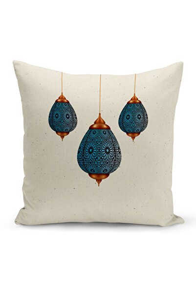 Bertille Home غطاء وسادة مطبوع رقميًا مزدوج الجوانب من سلسلة رمضان (غطاء سرير...