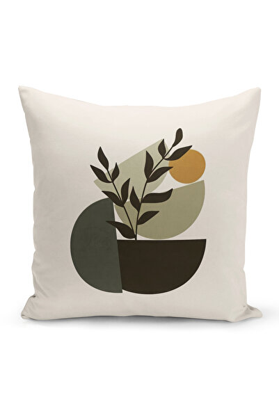 Bertille Home Seria Husă de pernă cu imprimare digitală minimalistă pe două fețe