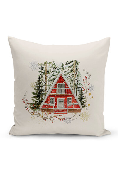 Bertille Home Новогодишна серия Двустранна калъфка за възглавница с цифров пе...