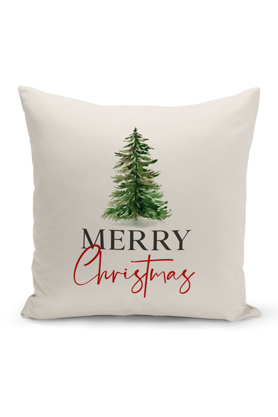 Bertille Home غطاء وسادة مطبوع رقميًا مزدوج الجوانب من سلسلة رأس السنة الجديدة (غطاء لعيد الميلاد وعيد الميلاد)