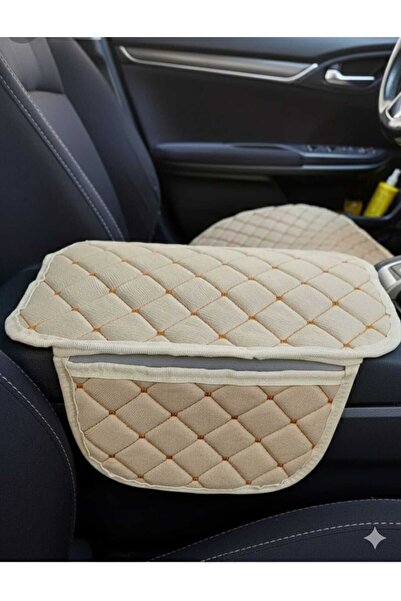 MYS FLEX TAY TÜYÜ KAPİTONE BEJ ARABA KOLÇAK KILIFI