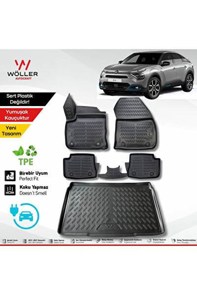 wöller Citroen E C4 Paspas Bagaj Havuzu Set Elektrikli 2021 Sonrası Uyumlu 3d...