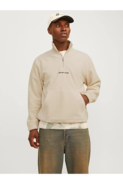 Jack & Jones Erkek Fermuar Yakali Polar Sweatshirt - Vesterbro