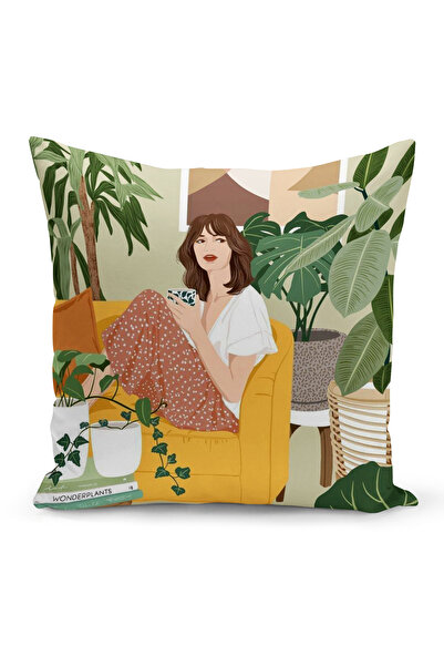 Bertille Home Bohemian Series Double Sided Digital Printed Throw Pillow Case (Bohemian Cushion Cover)