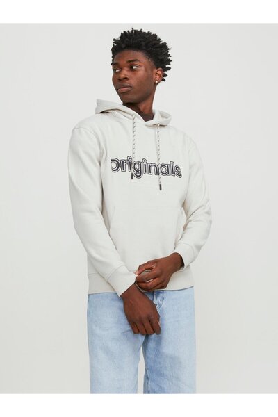 Jack & Jones Ανδρικό φούτερ με λογότυπο με κουκούλα - Lakewood