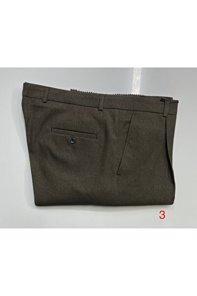 BugıStar SONBAHAR - KIŞLIK KUMAŞ PANTOLON.RAHAT KALIP ,PİLELİ ,ASTARLI ,BABA PANTOLONU,KAHVERENGİ.