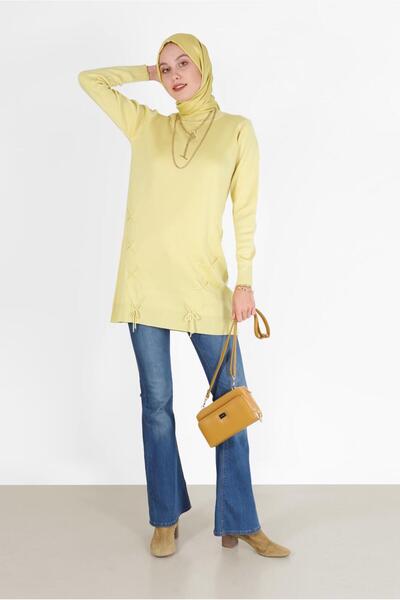 Alvina TIE-DETAILED KNITWEAR TUNIC 42044