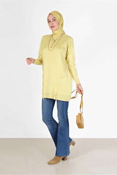 Alvina TIE-DETAILED KNITWEAR TUNIC 42044