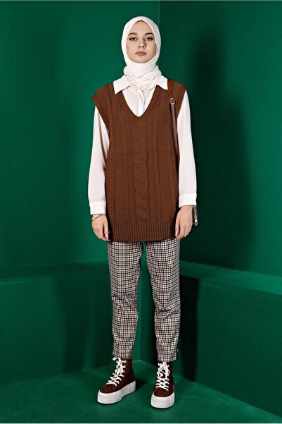 Alvina Knitted Detailed Knitwear Sweater 43122