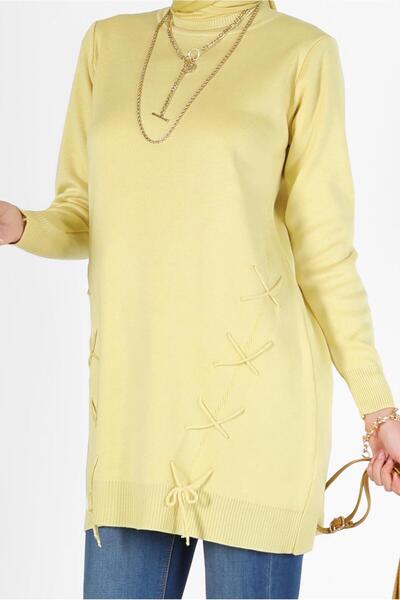 Alvina TIE-DETAILED KNITWEAR TUNIC 42044