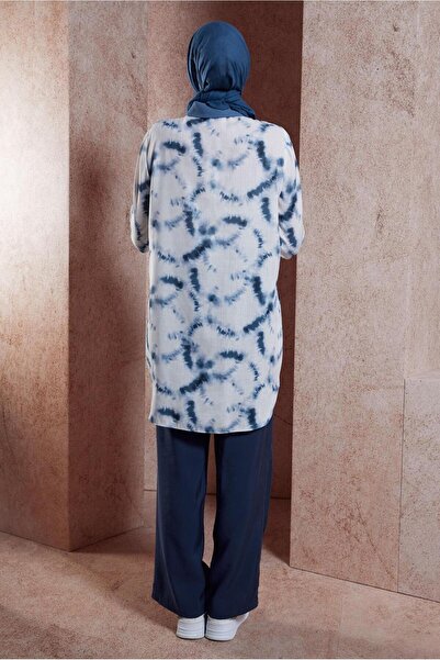 Alvina 44672 Model Batik Patterned Saw Tunic