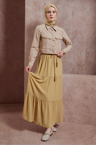 Alvina LACE-UP DETAILED SKIRT 60432