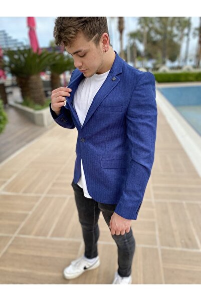 Luisero Чоловіча синя куртка