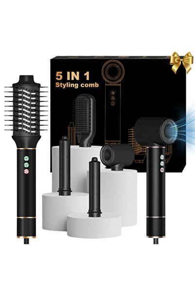 ATOMKIT Uscator de Par Profesional 5 in 1, Multifunctional, 320 milioane Ioni Negativi, 1400 W, Efect Coanda