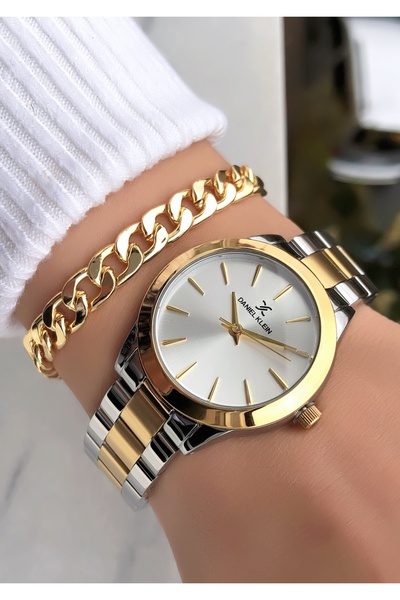 Daniel Klein Marka Su Geçirmez Çelik Kordon Saat Bileklik Hediyeli