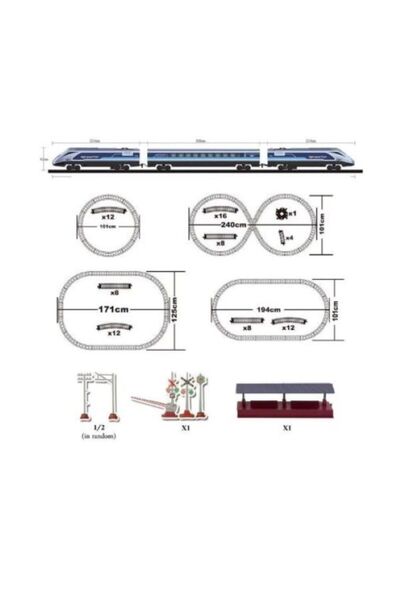 Jumbo City Train High-Speed with Light & Sound