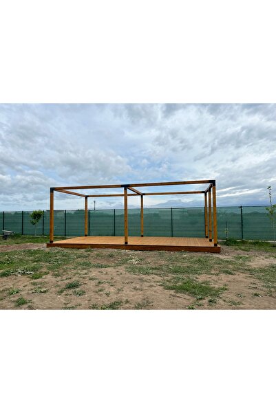 OEM Wood beam connecting element, T-type, 3 connections, Lucco, Iron, Black, 100x100