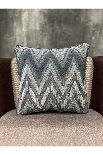 Fabricland Premium Chevron Patterned Cushion Cover 43X43Cm