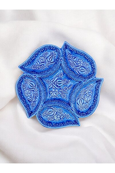 sharp&art Ceramic Snack Bowl and Breakfast Set - 3 Pieces and 6 Pieces, Embossed Pattern, 2 Different Color Options