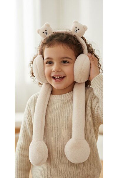 Kervan Pazar سماعة رأس بتصميم شخصيات كرتونية مع أذنين متحركتين وصوت